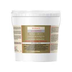 Image for Mosaic Mercantile Pre-Mixed Grout, 1 Gallon Bucket, White from School Specialty