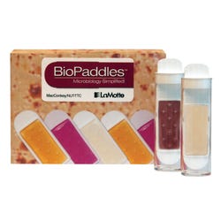 Image for LaMotte BioPaddles Sampling Media - Nutrient/MacConkey Agar - Pack of 10 from School Specialty