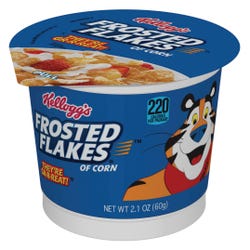 Image for Kellogg's Frosted Flakes Portable Supersized Cereal-In-A-Cup, 2.1 Ounce, Pack of 6 from School Specialty
