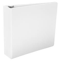 Image for School Smart Round Ring Binder, Polypropylene, 2 Inches, White from School Specialty