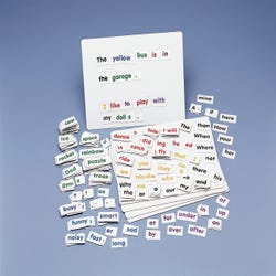 Image for Color Coded Magnetic Words and Boards, Set of 400 Words and 5 Boards from School Specialty
