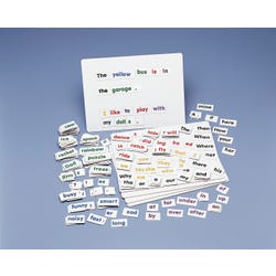Childcraft Color Coded Magnetic Words and Boards, Set of 400 Words and 5 Boards, Item Number 2103452