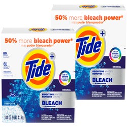 Image for Tide Vivid Plus Bleach Detergent, 144 ounces, Original Scent, Case of 2 from School Specialty