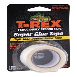 Image for Duck Brand T-Rex Super Glue Tape, 3/4 Inch x 5 Yards, Clear from School Specialty