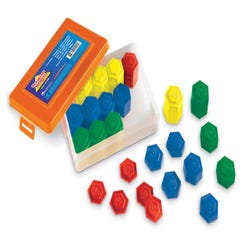 Image for Learning Resources Hexagram Metric Weight Set, 54 Pieces from School Specialty