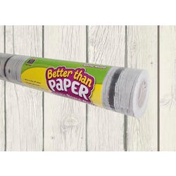 Image for Teacher Created Resources Better Than Paper Bulletin Board Roll, White Wood from School Specialty