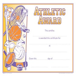 Image for Achieve It! Raised Print Athletic Recognition Award, 11 x 8-1/2 inches, Pack of 25 from School Specialty