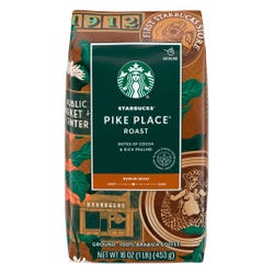 Image for Starbucks Pike Place Medium Roast Ground Coffee, 16 Ounce from School Specialty