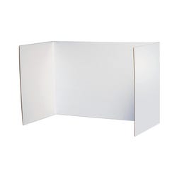 Image for Pacon Privacy Board, 48 x 16 Inches, White, Pack of 4 from School Specialty