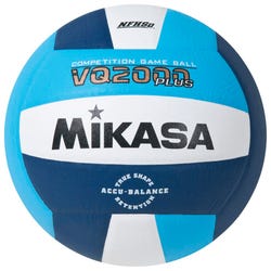 Image for Mikasa VQ2000 Plus NFHS Volleyball, Size 5, Columbia Blue/Navy/White from School Specialty