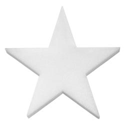 Image for Floracraft CraftFom Stars, 1/2 x 6 Inches, White, Pack of 12 from School Specialty