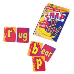 Image for Learning Resources Snap It Up! Phonics and Reading Card Game: Word Familes, 90 Cards from School Specialty