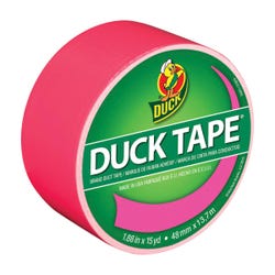 Image for Duck Tape Colored Duct Tape, 1-7/8 Inches x 15 Yards, Neon Pink from School Specialty