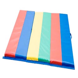 Image for Children's Factory Feather Lite Multiple Color Folding Mat, 4 x 6 Feet, 1-1/2 Inches from School Specialty