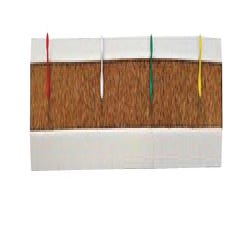 Image for United Visual Products Streamline Bulletin Bar Cork Strip, 36 in, Plastic Frame, Silver from School Specialty