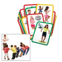 Image for Roylco Busy Body Gross-Motor Action Cards, Set of 16 from School Specialty