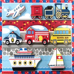 Image for Melissa & Doug Vehicles Chunky Puzzle from School Specialty