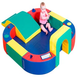 Image for Children's Factory Playring with Tunnel and Slide from School Specialty