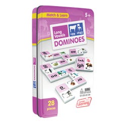 Junior Learning Long Vowels Dominoes Item Number 2019863