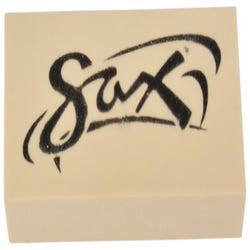 Image for Sax Non-Abrasive Soap Erasers, 2 x 1 x 1/2 Inches, White, Pack of 12 from School Specialty