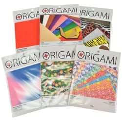 Image for Sax Origami Paper School Pack, Assorted Patterns and Colors, 269 Sheets from School Specialty
