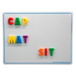 Image for Flipside Magnetic Two-Sided Dry Erase Learning Mat, 9 x 12 Inches, Plain, Pack of 24 from School Specialty