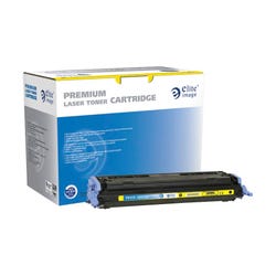 Image for Elite Image Remanufactured Toner Cartridge, Alternative For HP 124A, Yellow from School Specialty