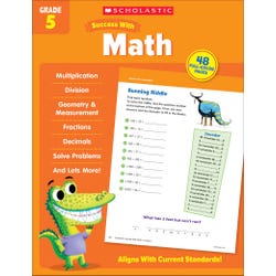 Image for Scholastic Workbook Success With Math Workbook, Grade 5 from School Specialty