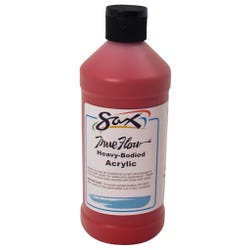 Sax Heavy Body Acrylic Paint, 1 Pint, Bright Red Item Number 1572461