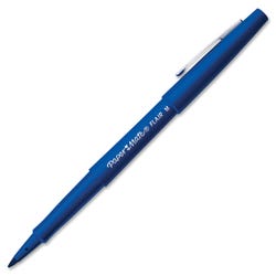 Image for Paper Mate Flair Felt Tip Pens, Medium Point, Blue, Pack of 12 from School Specialty