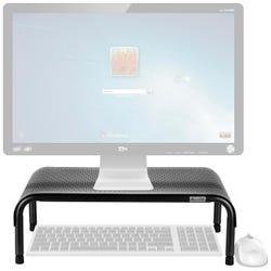 Image for Allsop Metal Ergo3 Adjustable Monitor Stand, 10 x 18 x 6 Inches, Black from School Specialty