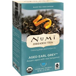 Image for Numi Aged Earl Gray Black Premium Organic Tea, Box of 18 Bags from School Specialty