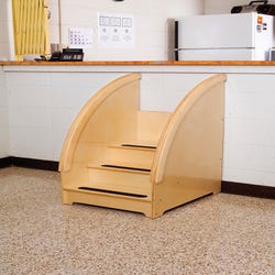 Image for Abilitations SecureSTEP Stairs with Tread, 3 Steps, 21 x 26 x 35-3/4 Inches from School Specialty