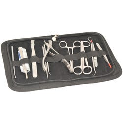 Image for Eisco Labs Dissection Set, Advanced, Stainless Steel, 12 Instruments from School Specialty