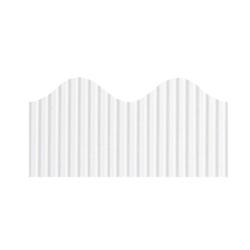 Image for Bordette Scalloped Decorative Border Roll, 2-1/4 Inch x 50 Feet, White from School Specialty