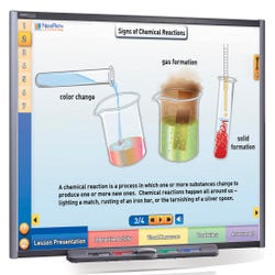 Image for NewPath Learning IWB Multimedia Lesson - Chemical Reactions Single User License CD from School Specialty