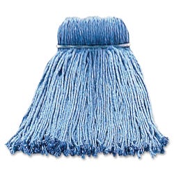 Image for Layflat Mop Head Refill for Screw-Type Mop Kit, 16 Ounces, Blue from School Specialty