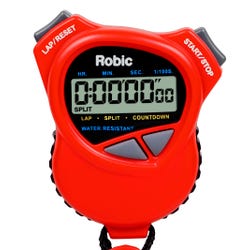 Image for Robic 1000W Dual Stopwatch, Red from School Specialty