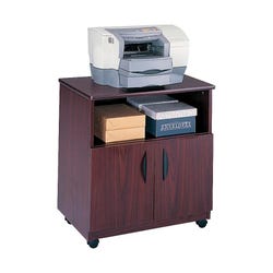 Image for Safco Mobile Machine Stand, Mahogany, 200 lbs from School Specialty