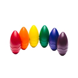 Image for Crayola Washable Palm Grasp Crayons, Assorted Colors, Set of 6 from School Specialty