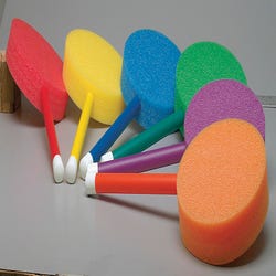 Image for Pull-Buoy Badminton Lollipop Paddles, Set of 6 from School Specialty