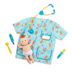 Melissa & Doug Pediatric Nurse Clothing Set, 7 Pieces Item Number 1609437