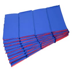 Childcraft Value Rest Mat, 45 x 19 x 5/8 Inches, Blue and Red, Pack of 10 2026834
