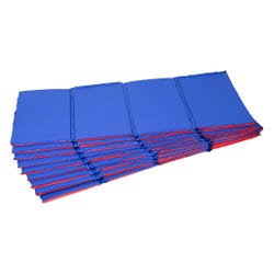 Childcraft Value Rest Mat, 45 x 19 x 5/8 Inches, Blue and Red, Pack of 10 2026834