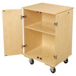 Image for Classroom Select Small Mobile Storage with Adjustable Shelf and Door, 29-1/2 x 24 x 36 Inches from School Specialty