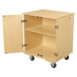 Classroom Select Small Mobile Storage with Adjustable Shelf and Door, 29-1/2 x 24 x 36 Inches 1587695