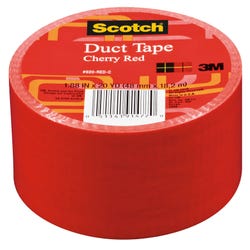 Image for Scotch Duct Tape, 1.88 Inches x 20 Yards, Cherry Red from School Specialty