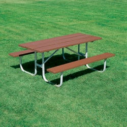 UltraSite Heavy Duty Recycled Plastic Top Picnic Table 4001521