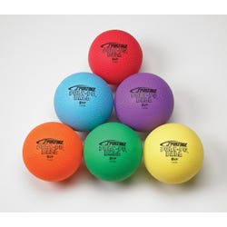Image for Sportime Poly-PG Ball Set, 8-1/2 Inches, Set of 6, Asst Colors from School Specialty