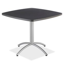 Image for Iceberg CafeWorks 36 Inch Square Cafe Tables, 36 x 30 Inches, Graphite from School Specialty